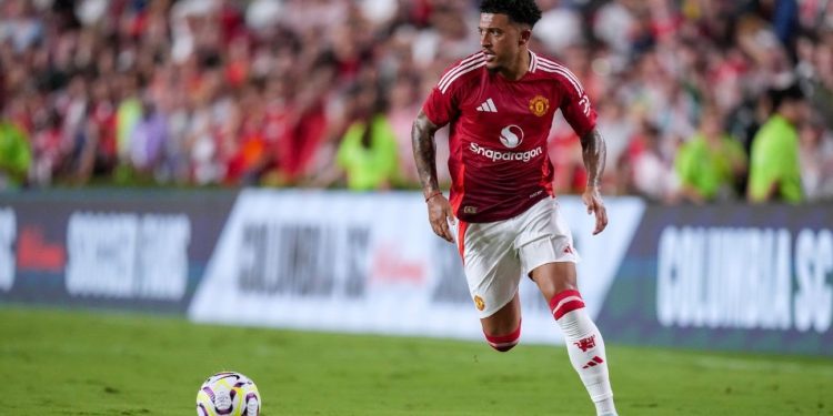 Ten Hag: Sancho might begin the season as a striker.